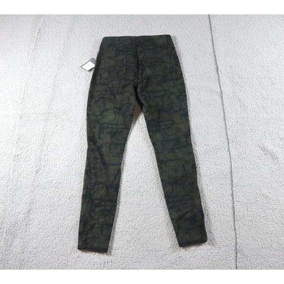 New Lysse Legging Womens M Knit Denim Toothpick Olive 4 Way Stretch 2 Pocket - Picture 2 of 9